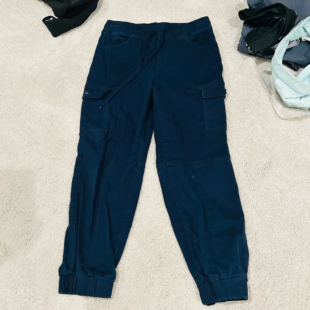 Navy blue cargo pants